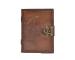 Vintage Handmade Leather Journal New Design Carbon Color Notebook